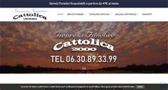 Desktop Screenshot of cattolica2000.com