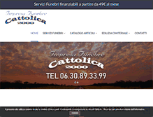 Tablet Screenshot of cattolica2000.com